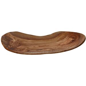 Orsina Kora Large Olive Wood Fruit Tray in Brown Brown Orsina Kora Large Olive Wood Fruit Tray in Brown Brown