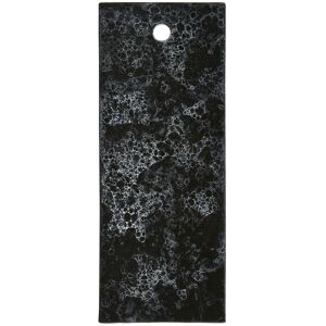 Orsina Marble Effect Serving Platter, Rectangular Food Platter, Stoneware Platter With Hanging Hole, Serving Tray in Black Black Orsina Marble Effect Serving Platter, Rectangular Food Platter, Stoneware Platter With Hanging Hole, Serving Tray in Black Black