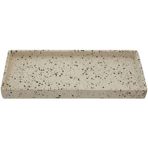 Orsina Gozo Concrete Tray, Textured Concrete in White White Orsina Gozo Concrete Tray, Textured Concrete in White White