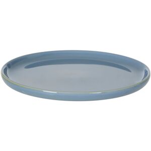 Premier Housewares Blue Dessert Plate - Dessert Plate, Glazed Porcelain Finish Premier Housewares Blue Dessert Plate - Dessert Plate, Glazed Porcelain Finish