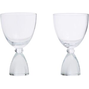 Premier Housewares Set Of 2 Clear Thick Stem Gin Glasses - Glassware Premier Housewares Set Of 2 Clear Thick Stem Gin Glasses - Glassware