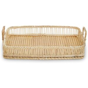 Orsina Rustic Rattan Rustic Washed Rectangular Tray in Natural Natural Orsina Rustic Rattan Rustic Washed Rectangular Tray in Natural Natural
