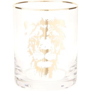 Orsina Versatile Lion Curved Tumbler, Comfortable Grip Tumbler For Parties, Easy Sipping Restaurant Tumbler in Clear Clear Orsina Versatile Lion Curved Tumbler, Comfortable Grip Tumbler For Parties, Easy Sipping Restaurant Tumbler in Clear Clear