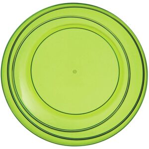 Orsina Durable Plastic Small Summer Plate, Easy to Maintain Plastic Serving Plate, Lightweight Plastic Plate in Green Green Orsina Durable Plastic Small Summer Plate, Easy to Maintain Plastic Serving Plate, Lightweight Plastic Plate in Green Green