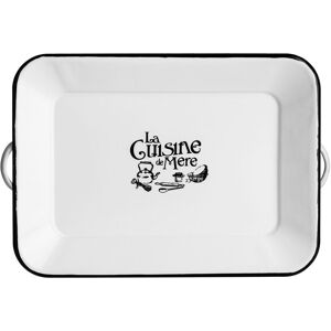 Orsina La Cuisine De Mere Tray, Beautiful Design in White White Orsina La Cuisine De Mere Tray, Beautiful Design in White White