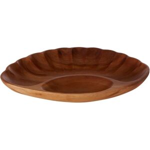 Orsina Kora 2 Compartment Clamshell Serving Dish in Natural Natural Orsina Kora 2 Compartment Clamshell Serving Dish in Natural Natural