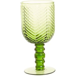 Orsina Set Of Four Green Wine Glasses, Elegant Drinking Glasses For Home, Stylish Ribbed Textured Wine Glassware Green Orsina Set Of Four Green Wine Glasses, Elegant Drinking Glasses For Home, Stylish Ribbed Textured Wine Glassware Green