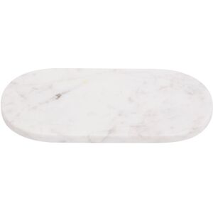 Orsina Marmore Oblong White Marble Serving Tray White Orsina Marmore Oblong White Marble Serving Tray White