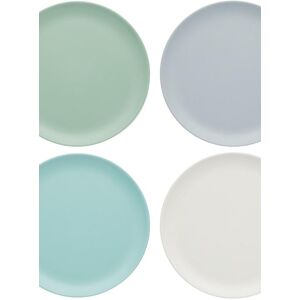 KitchenCraft 4-Piece Melamine Plate Set - Multi-colored Dinnerware KitchenCraft 4-Piece Melamine Plate Set - Multi-colored Dinnerware