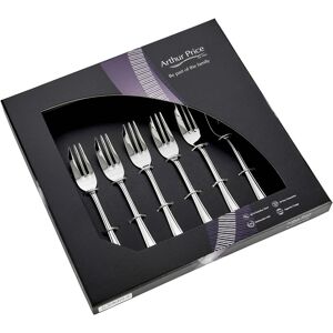 Arthur Price 'Harley' Stainless Steel Boxed Cutlery Set Of 6 Pastry Forks in Silver Silver Arthur Price 'Harley' Stainless Steel Boxed Cutlery Set Of 6 Pastry Forks in Silver Silver