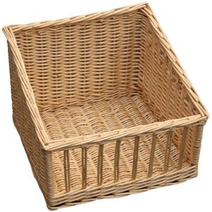 Red Hamper Wicker Bakers Display Tray in Brown Brown Red Hamper Wicker Bakers Display Tray in Brown Brown