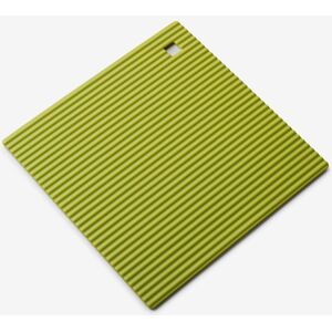 Zeal Silicone Square Hot Mat Trivet 18cm in Lime Lime Zeal Silicone Square Hot Mat Trivet 18cm in Lime Lime