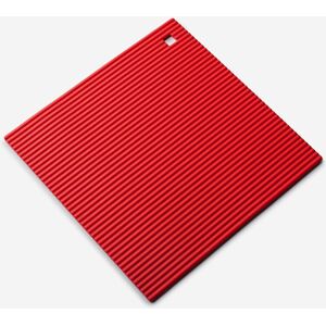 Zeal Silicone Square Hot Mat Trivet 22cm in Red Red Zeal Silicone Square Hot Mat Trivet 22cm in Red Red