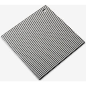 Zeal Silicone Square Hot Mat Trivet 22cm in Light Grey Light Grey Zeal Silicone Square Hot Mat Trivet 22cm in Light Grey Light Grey