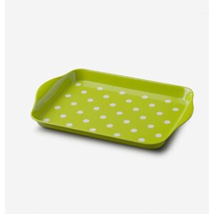 Zeal Melamine Dotty Tray Mini in Lime Lime Zeal Melamine Dotty Tray Mini in Lime Lime