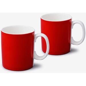 WM Bartleet & Sons Porcelain Original Mug 1 Pint Set of 2 in Red Red WM Bartleet & Sons Porcelain Original Mug 1 Pint Set of 2 in Red Red
