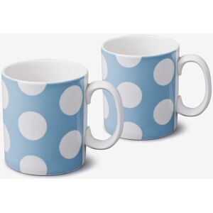 WM Bartleet & Sons Porcelain Spotty Mug 1 Pint Set of 2 in Blue Blue WM Bartleet & Sons Porcelain Spotty Mug 1 Pint Set of 2 in Blue Blue