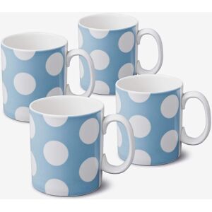 WM Bartleet & Sons Porcelain Original Mug 1 Pint Set of 4 in Blue Blue WM Bartleet & Sons Porcelain Original Mug 1 Pint Set of 4 in Blue Blue