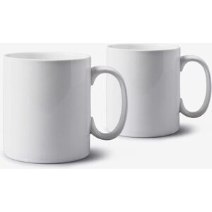 WM Bartleet & Sons Porcelain Extra Large Original Mug 1.2 Pint Set of 2 in White White WM Bartleet & Sons Porcelain Extra Large Original Mug 1.2 Pint Set of 2 in White White