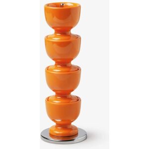 Zeal Stack & Store Egg Cup Set with Chrome Stand in Orange Orange Zeal Stack & Store Egg Cup Set with Chrome Stand in Orange Orange