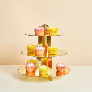 Club Green Gold 3 Tier Scallop Cake Stand Gold Club Green Gold 3 Tier Scallop Cake Stand Gold