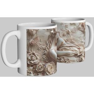 Simply Stunning Mugs Exquisite Ceramic Mug - 3D Embossed Mother & Child Design Multicolor Simply Stunning Mugs Exquisite Ceramic Mug - 3D Embossed Mother & Child Design Multicolor