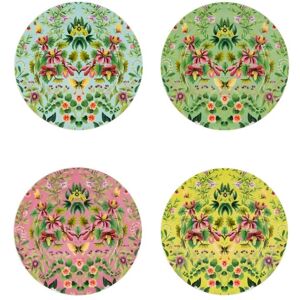 Designers Guild Ikebana Damask Side Plate 20cm Set of 4 Multicolor Designers Guild Ikebana Damask Side Plate 20cm Set of 4 Multicolor