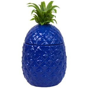 simpa Blue Pineapple Ceramic Ice Bucket Blue simpa Blue Pineapple Ceramic Ice Bucket Blue