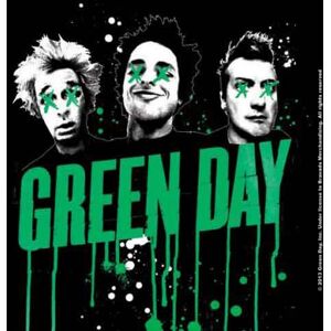 Green Day Drips Band Logo Drink Coaster in Black Black Green Day Drips Band Logo Drink Coaster in Black Black