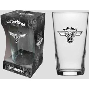 Motorhead Hammered Pint Glass in Clear Clear Motorhead Hammered Pint Glass in Clear Clear