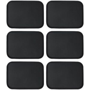 Argon Tableware Rectangle Non-Slip Serving Trays - 56cm x 41cm - Black - Pack of 6 Size: 56 cm x 41 cm Black 56 cm x 41 cm Argon Tableware Rectangle Non-Slip Serving Trays - 56cm x 41cm - Black - Pack of 6 Size: 56 cm x 41 cm Black 56 cm x 41 cm
