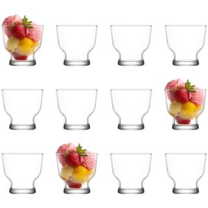 LAV Petit Glass Ice Cream Bowls - 240ml - Pack of 12 in Clear Clear LAV Petit Glass Ice Cream Bowls - 240ml - Pack of 12 in Clear Clear