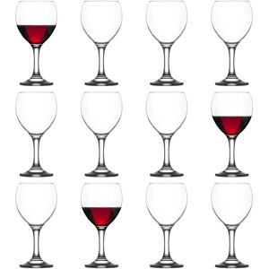LAV Misket Red Wine Glasses - 260ml - Pack of 12 in Clear Clear LAV Misket Red Wine Glasses - 260ml - Pack of 12 in Clear Clear