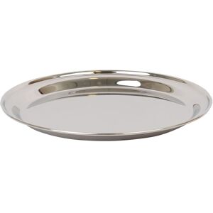 Argon Tableware 30cm Stainless Steel Serving Platter - Chrome Dinner Tray in Silver Silver Argon Tableware 30cm Stainless Steel Serving Platter - Chrome Dinner Tray in Silver Silver