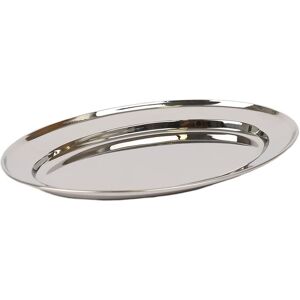 Argon Tableware Oval Stainless Steel Serving Platter - 25cm x 17cm in Silver Size: 25 cm x 17 cm Silver 25 cm x 17 cm Argon Tableware Oval Stainless Steel Serving Platter - 25cm x 17cm in Silver Size: 25 cm x 17 cm Silver 25 cm x 17 cm