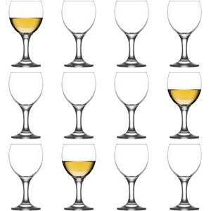LAV Misket White Wine Glasses - 170ml - Pack of 12 in Clear Clear LAV Misket White Wine Glasses - 170ml - Pack of 12 in Clear Clear