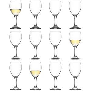 LAV Empire White Wine Glasses - 205ml - Pack of 12 in Clear Clear LAV Empire White Wine Glasses - 205ml - Pack of 12 in Clear Clear