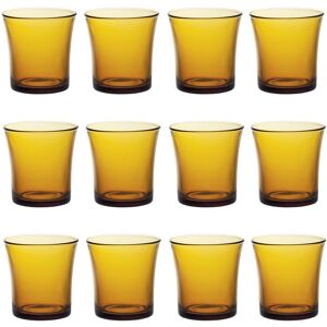 Duralex Lys Tumbler Glasses - 210ml - Pack of 12 in Amber Amber Duralex Lys Tumbler Glasses - 210ml - Pack of 12 in Amber Amber