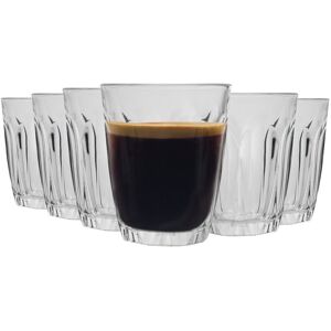 Duralex Provence Shot Glass Espresso Cups - 90ml Drinking Glasses - Pack of 12 in Clear Clear Duralex Provence Shot Glass Espresso Cups - 90ml Drinking Glasses - Pack of 12 in Clear Clear
