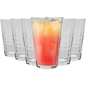 Duralex Prisme Highball Cocktail Glasses - 330ml - Clear - Pack of 12 Clear Duralex Prisme Highball Cocktail Glasses - 330ml - Clear - Pack of 12 Clear
