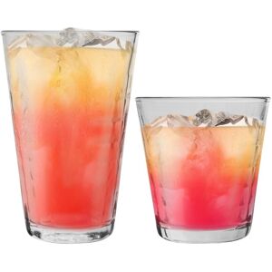 Duralex Prisme Drinking Glasses - 220ml Tumblers, 330ml - Clear - Set of 12 Clear Duralex Prisme Drinking Glasses - 220ml Tumblers, 330ml - Clear - Set of 12 Clear