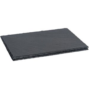 Argon Tableware Rectangle Slate Serving Platters 30 x 20cm Pack of 2 in Grey Size: 30 x 20 cm Grey 30 x 20 cm Argon Tableware Rectangle Slate Serving Platters 30 x 20cm Pack of 2 in Grey Size: 30 x 20 cm Grey 30 x 20 cm