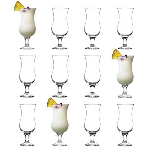 LAV Fiesta Pina Colada Glasses - 460ml - Clear - Pack of 12 Clear LAV Fiesta Pina Colada Glasses - 460ml - Clear - Pack of 12 Clear