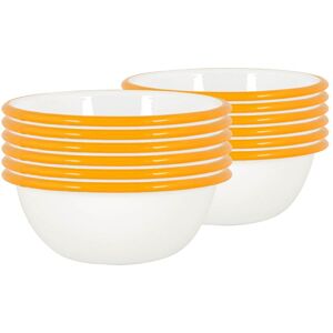 Argon - Enamel Bowls Set - 16cm - Yellow - Dinnerware Argon - Enamel Bowls Set - 16cm - Yellow - Dinnerware