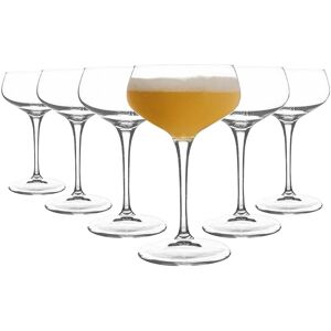 Bormioli Rocco Bartender Novecento Cocktail Glasses - 250ml - Pack of 12 in Clear Clear Bormioli Rocco Bartender Novecento Cocktail Glasses - 250ml - Pack of 12 in Clear Clear