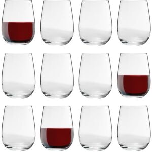 LAV Gaia Stemless Red Wine Glasses - 475ml - Clear - Pack of 12 Clear LAV Gaia Stemless Red Wine Glasses - 475ml - Clear - Pack of 12 Clear