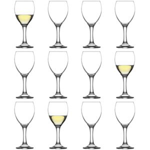 LAV Empire White Wine Glasses - 245ml - Pack of 12 in Clear Clear LAV Empire White Wine Glasses - 245ml - Pack of 12 in Clear Clear