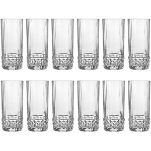 Bormioli Rocco America '20s Highball Glasses - 490ml - Pack of 12 in Clear Clear Bormioli Rocco America '20s Highball Glasses - 490ml - Pack of 12 in Clear Clear