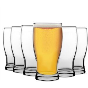LAV Belek Classic Pint Beer Glasses - 580ml - Clear - Pack of 24 Clear LAV Belek Classic Pint Beer Glasses - 580ml - Clear - Pack of 24 Clear