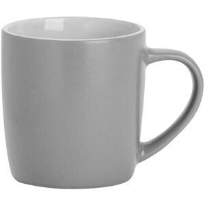 Argon Tableware Matte Coloured Coffee Mug - 350ml - Durable Stoneware Cappuccino Latte Tea Cup in Grey Grey Argon Tableware Matte Coloured Coffee Mug - 350ml - Durable Stoneware Cappuccino Latte Tea Cup in Grey Grey